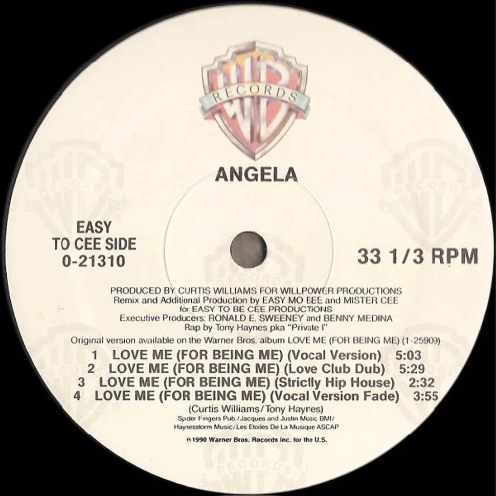 Angela - Love Me (For Being Me)