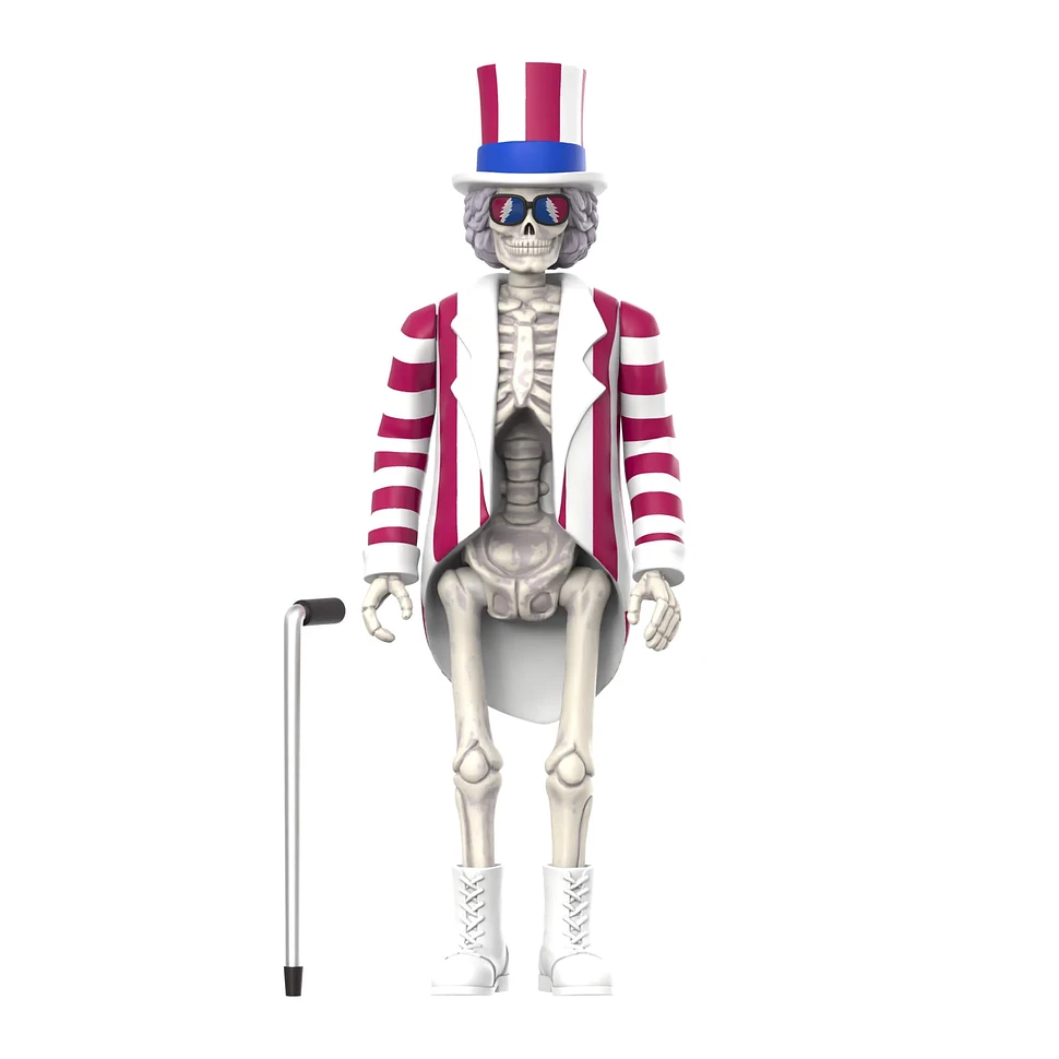Grateful Dead - Uncle Sam Skeleton - ReAction Figure