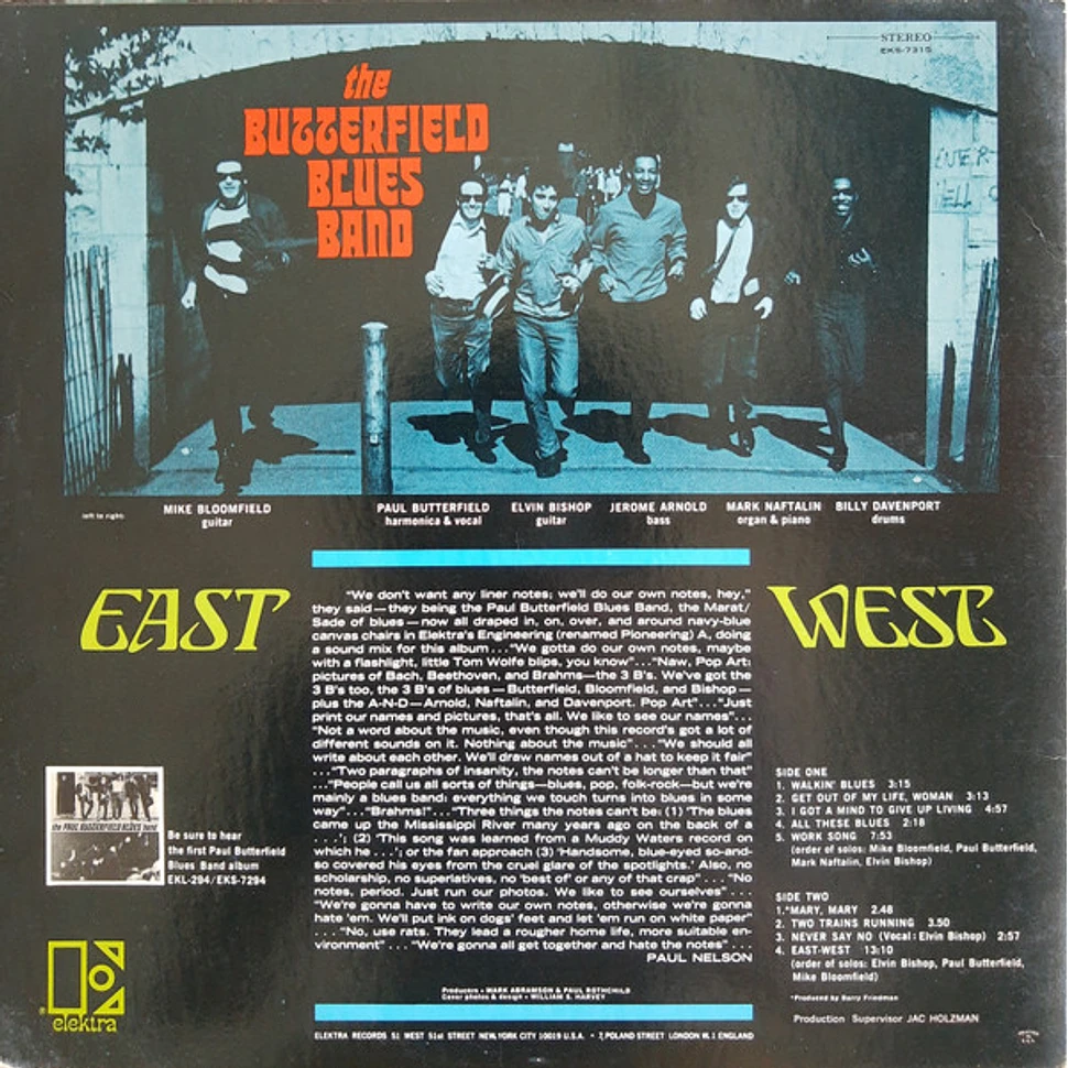 The Paul Butterfield Blues Band - East-West