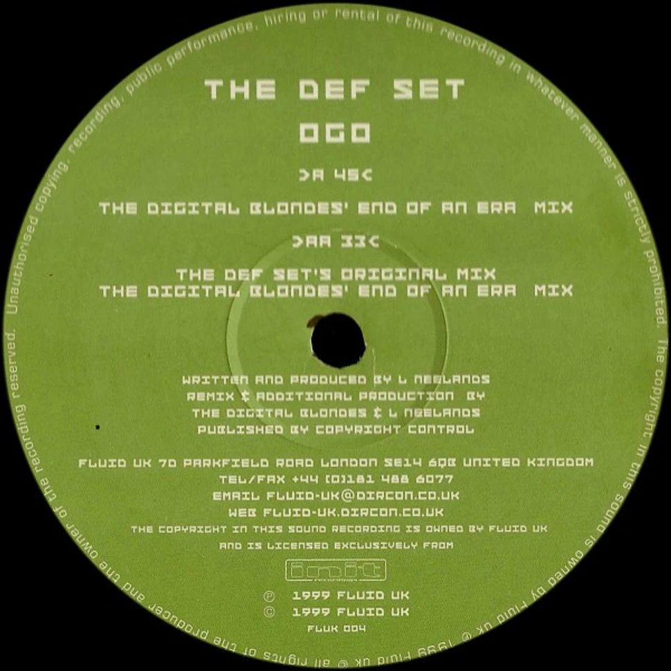 The Def Set - Ogo