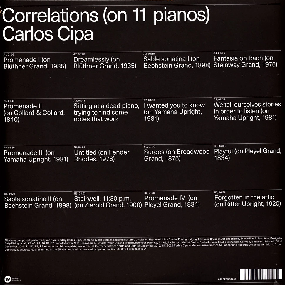 Carlos Cipa - Correlations(On 11 Pianos)