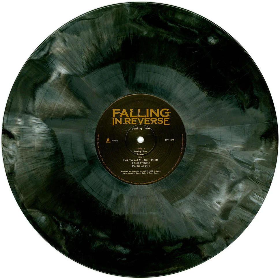 Falling In Reverse - Coming Home White & Black Galaxy Vinyl Edition ...