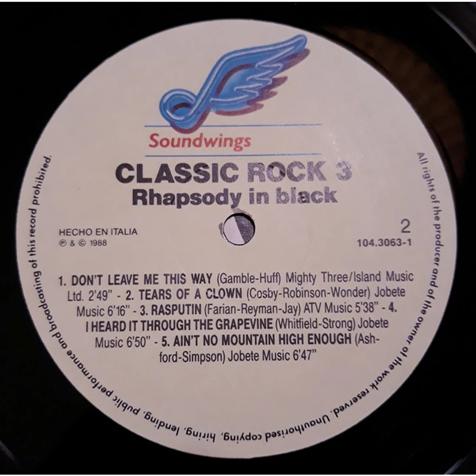 The London Symphony Orchestra - Classic Rock 3 - Rhapsody In Black