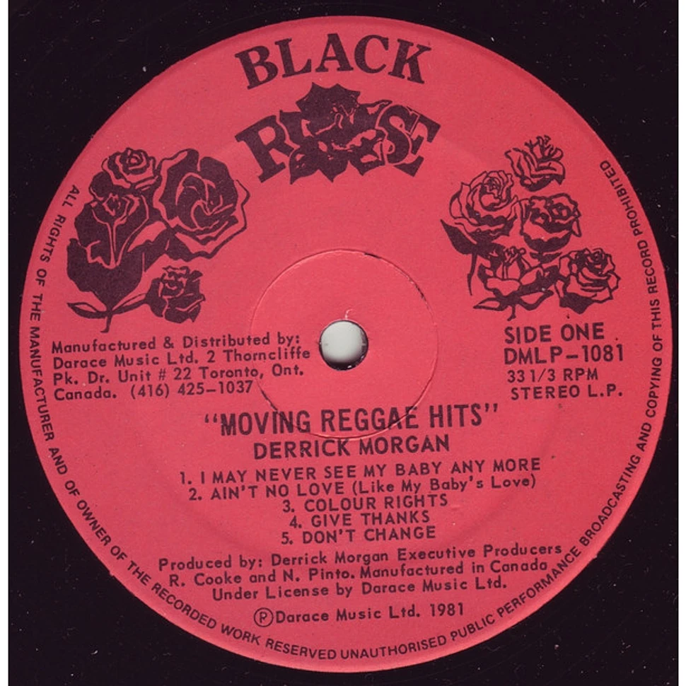 Derrick Morgan - Moving Reggae Hits