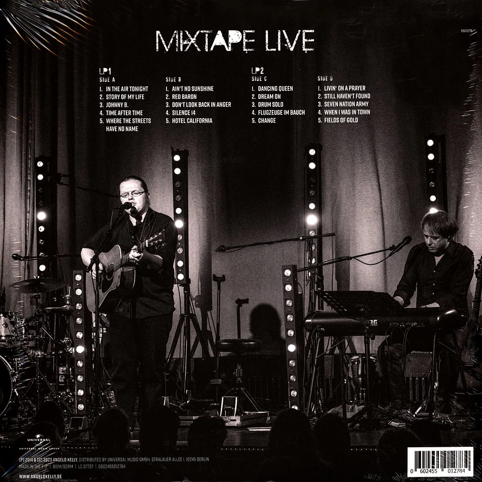 Angelo Kelly - Mixtape Live Colored Vinyl Edition