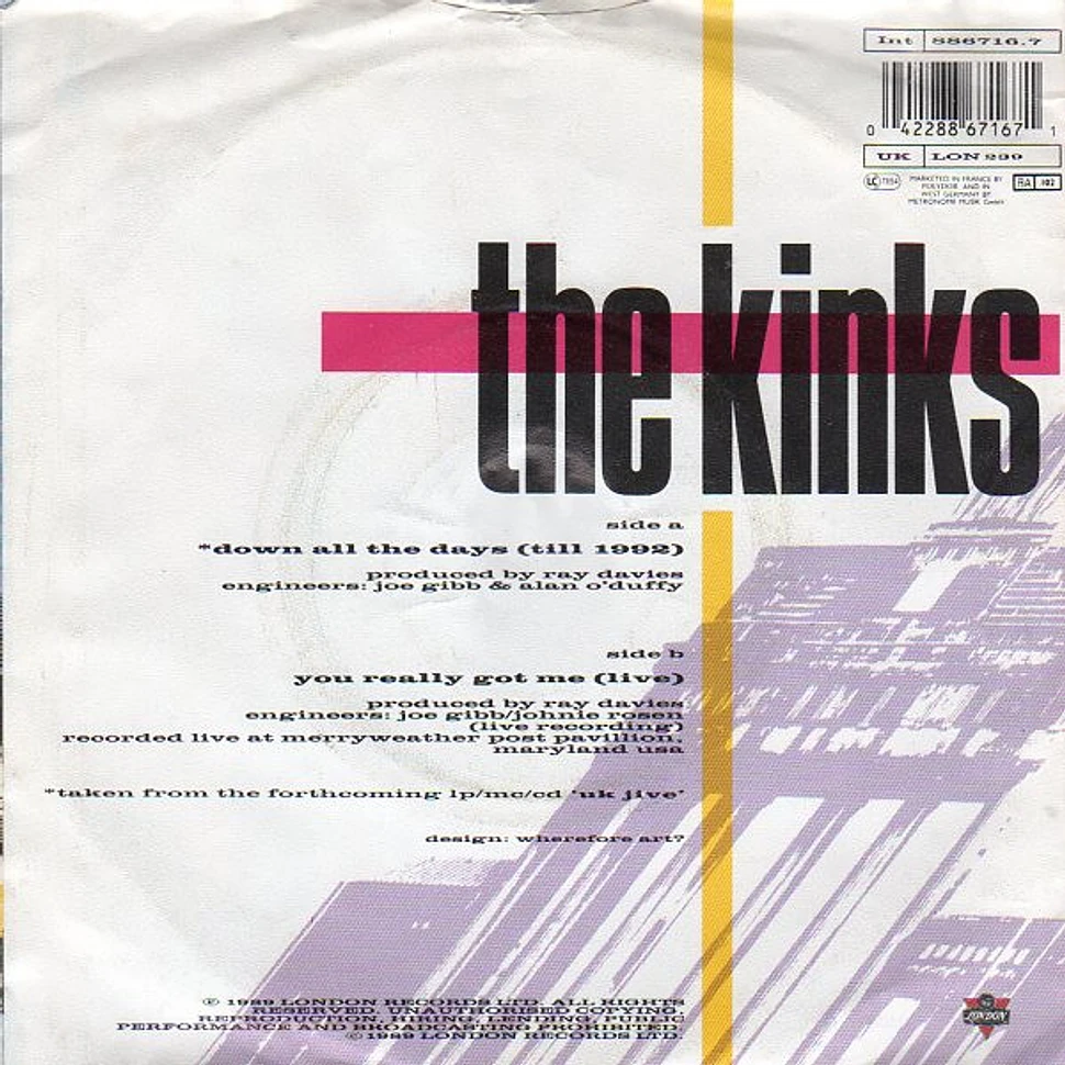 The Kinks - Down All The Days (Till 1992)