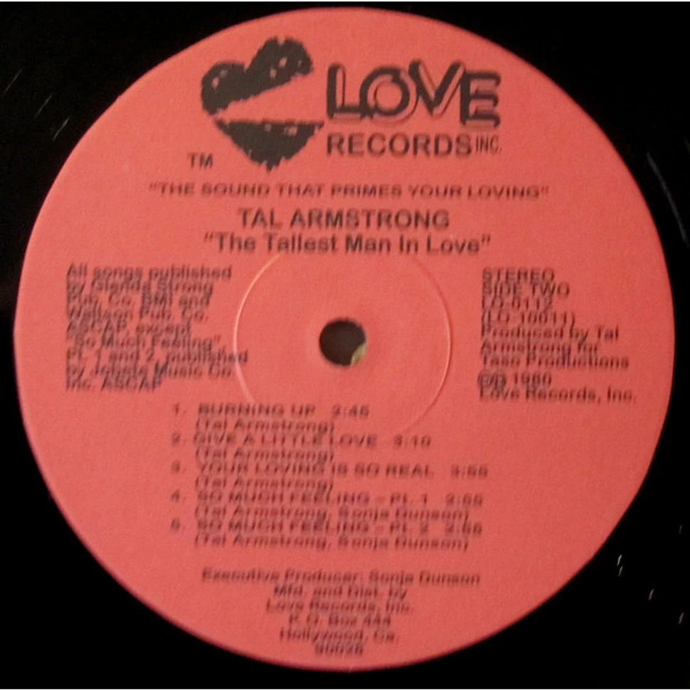 Talmadge Armstrong - The Tallest Man In Love