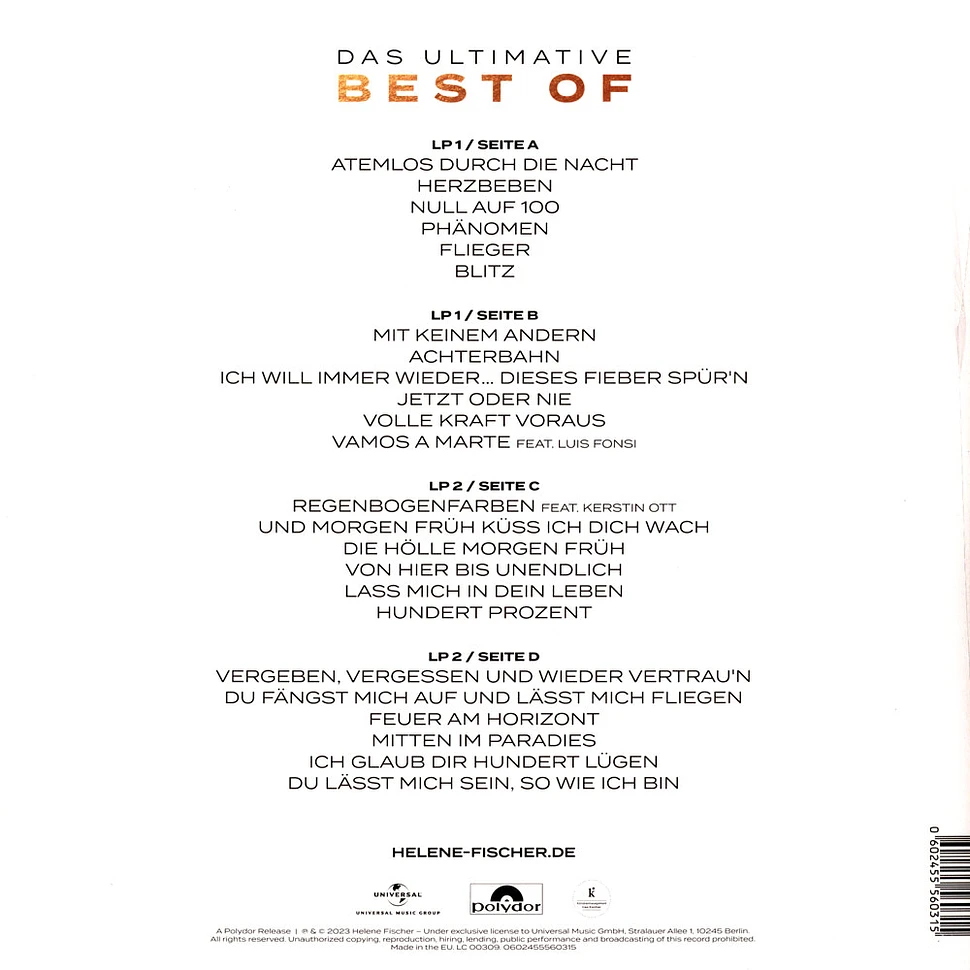 Helene Fischer - Best Of Das Ultimative-24 Hits Limited White Vinyl Edition