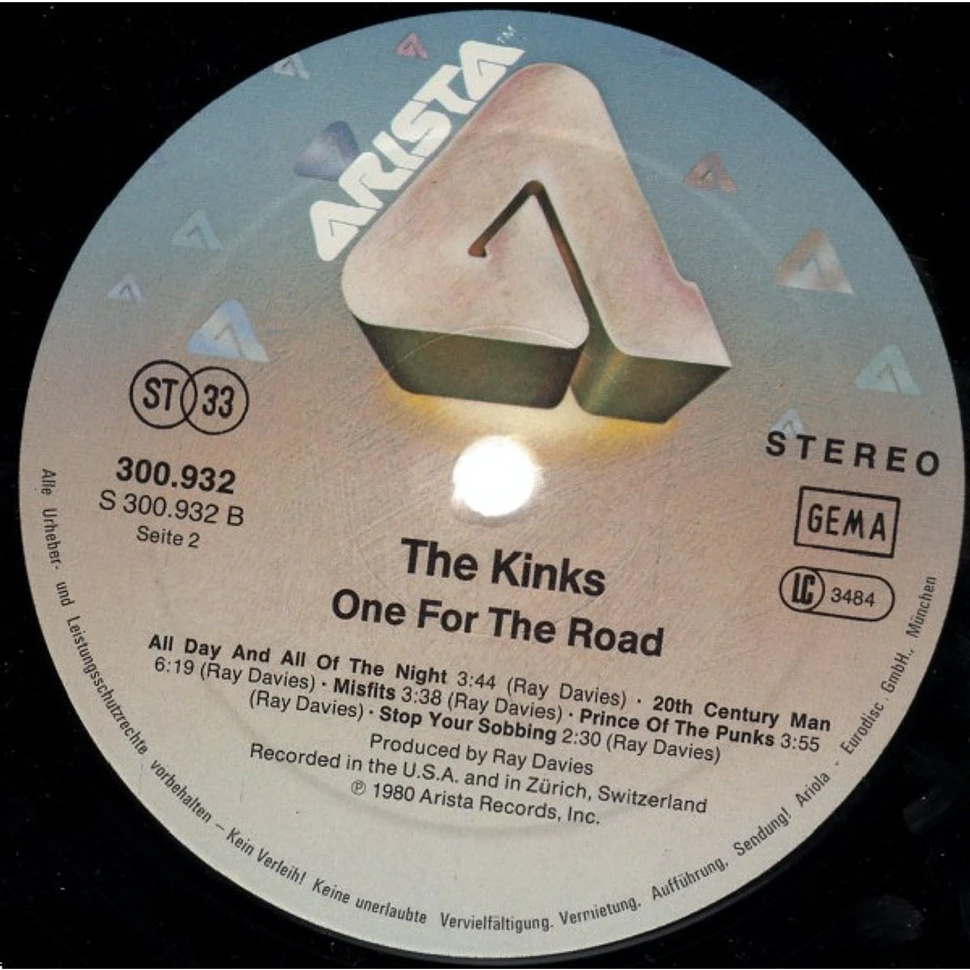 The Kinks - One For The Road