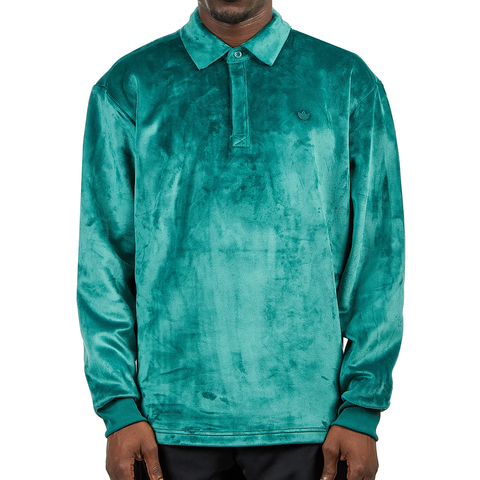 adidas - Premium Essentials Velours Longsleeve Polo