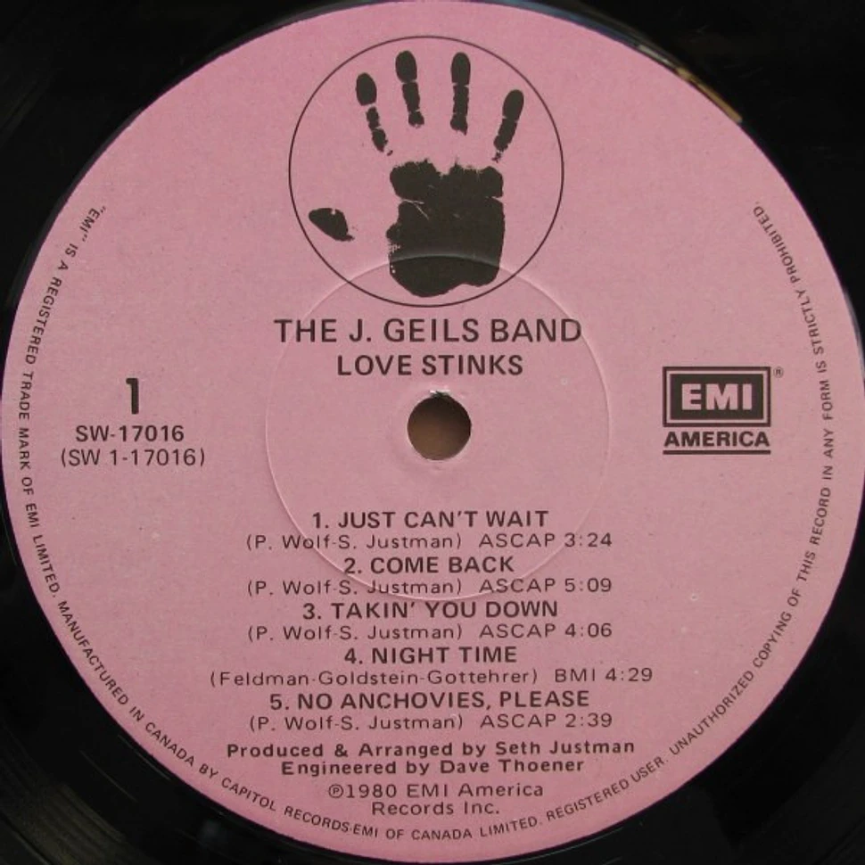 The J. Geils Band - Love Stinks