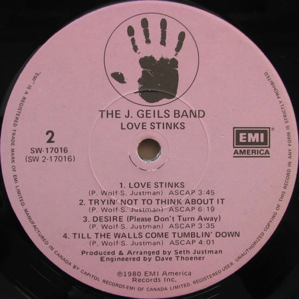 The J. Geils Band - Love Stinks