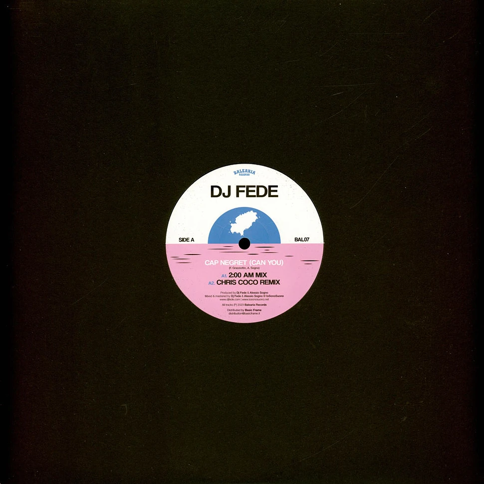 DJ Fede - Cap Negret (Can You)