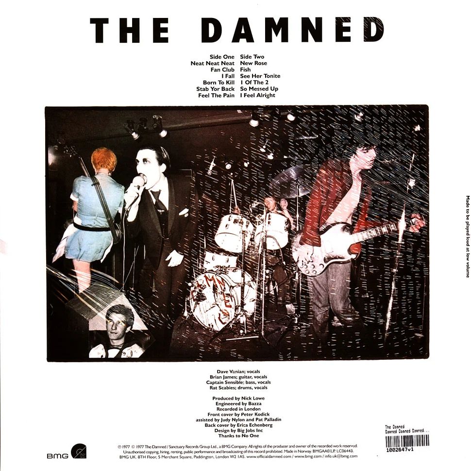 The Beautiful And Damned Album Free Download The Damned - Damned Damned Damned Art Of The Album Edition - Vinyl LP
