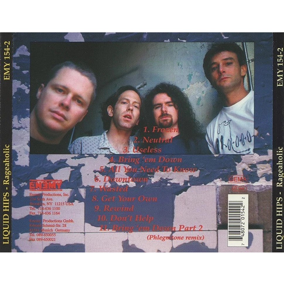Liquid Hips - Rageaholic - CD - 1995 - DE - Original | HHV