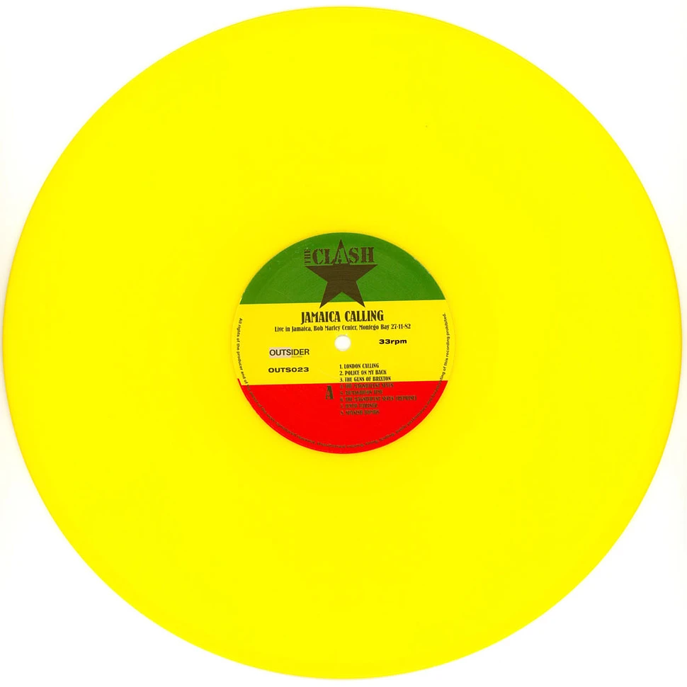The Clash - Live In Jamaica 1982 Yellow Vinyl Edtion