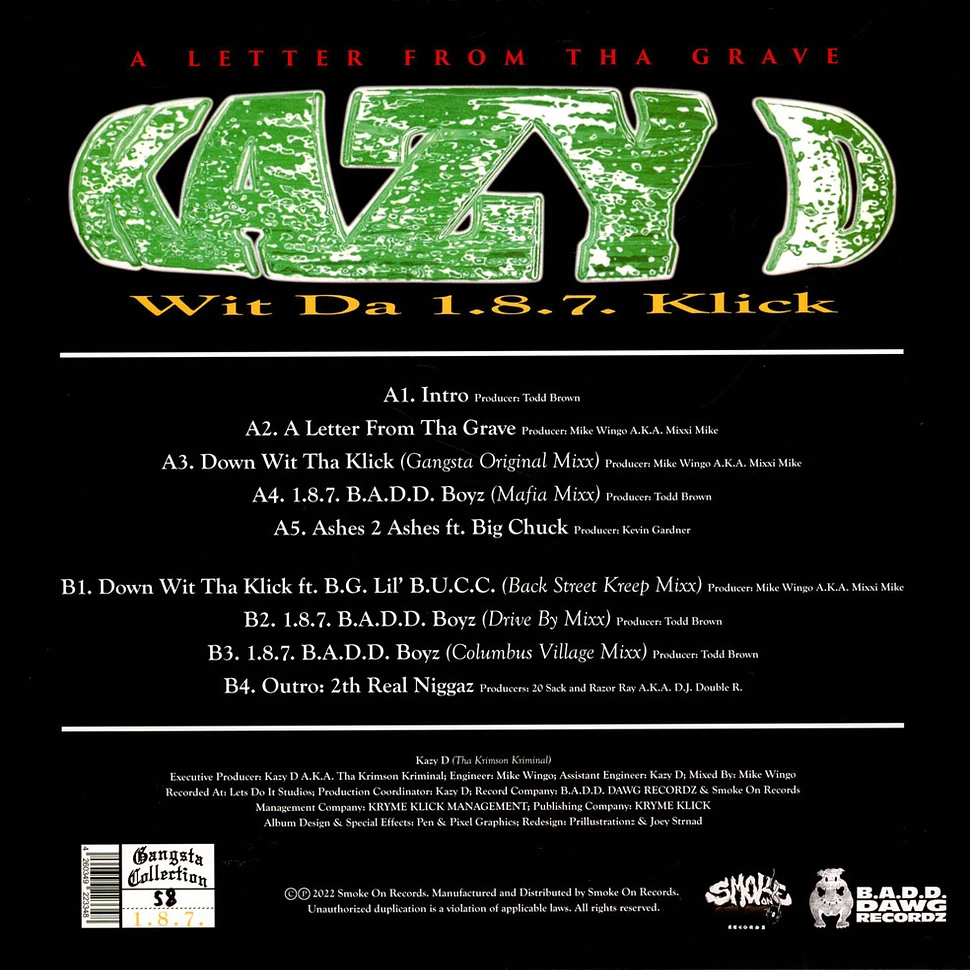 Kazy D & Da 1.8.7. Klick - A Letter From Tha Grave