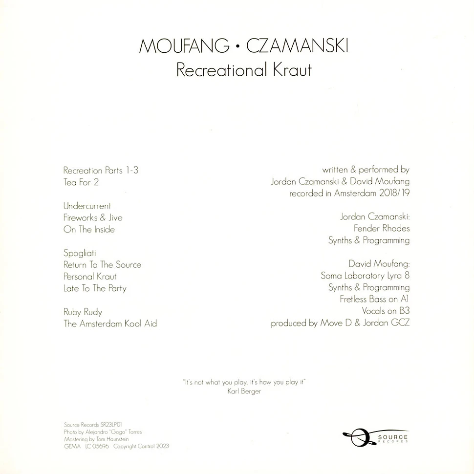 Moufang - Czamanski - Recreational Kraut