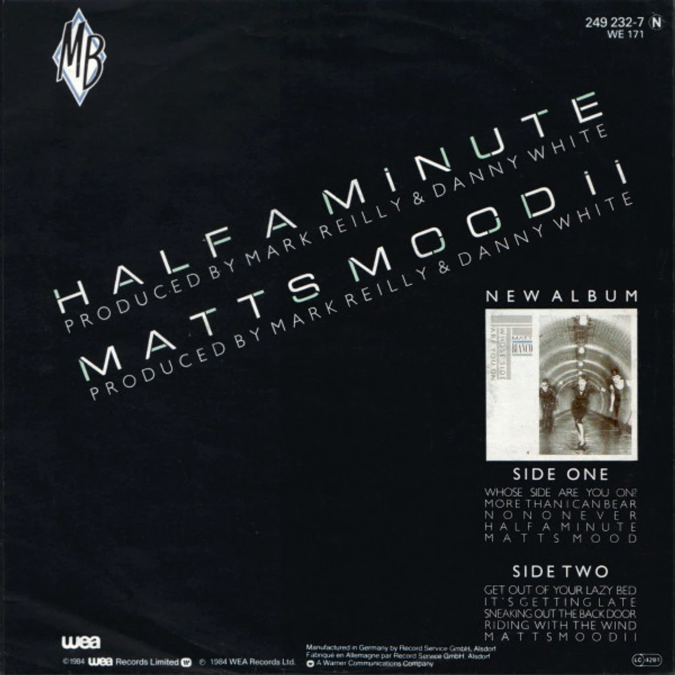 Matt Bianco - Half A Minute