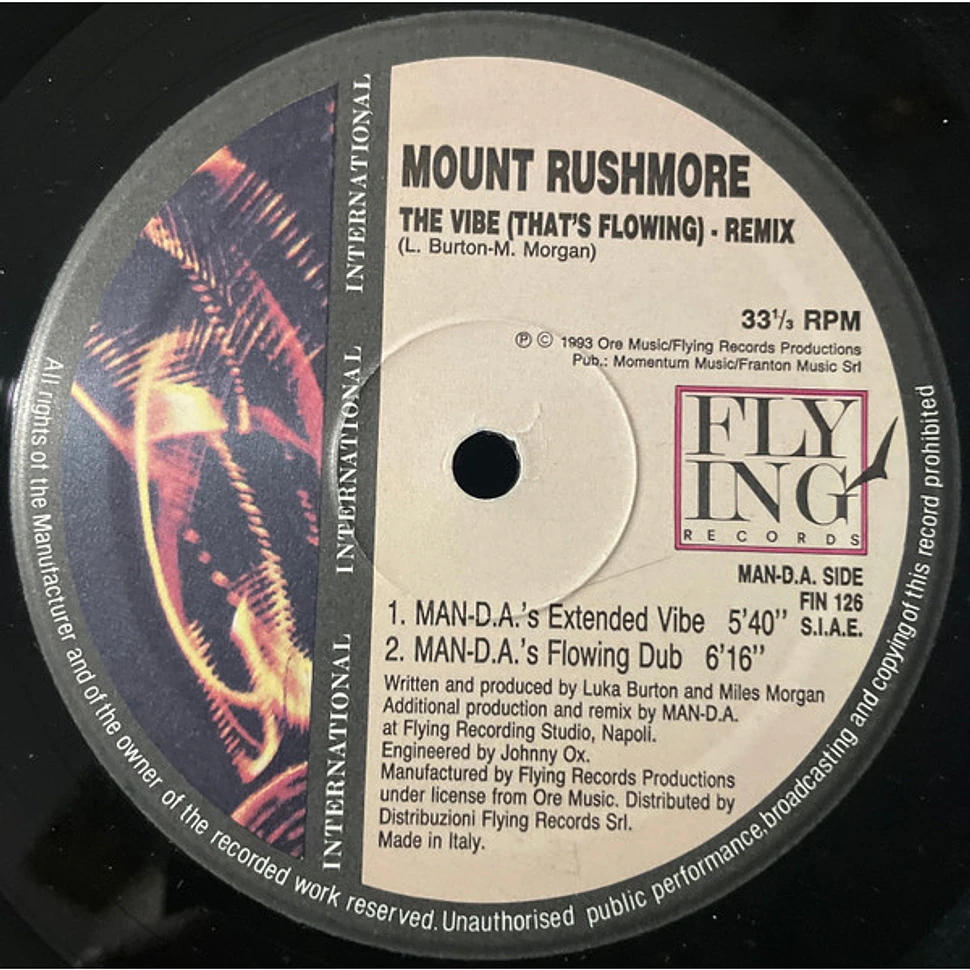 Mount Rushmore - The Vibe (That's Flowing) (Remix)