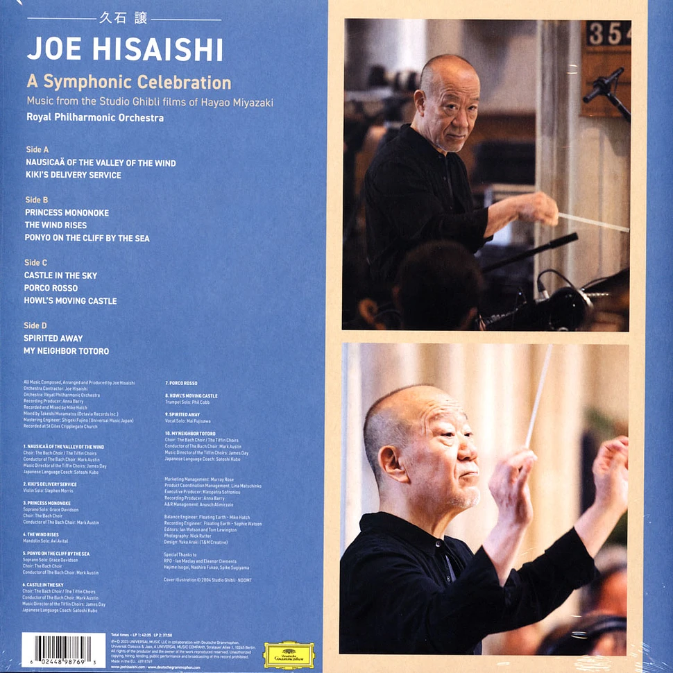 Joe Hisaishi & Royal Philharmonic Orchestra - A Symphonic Celebration Indie Exclusive Light Blue Vinyl Edition
