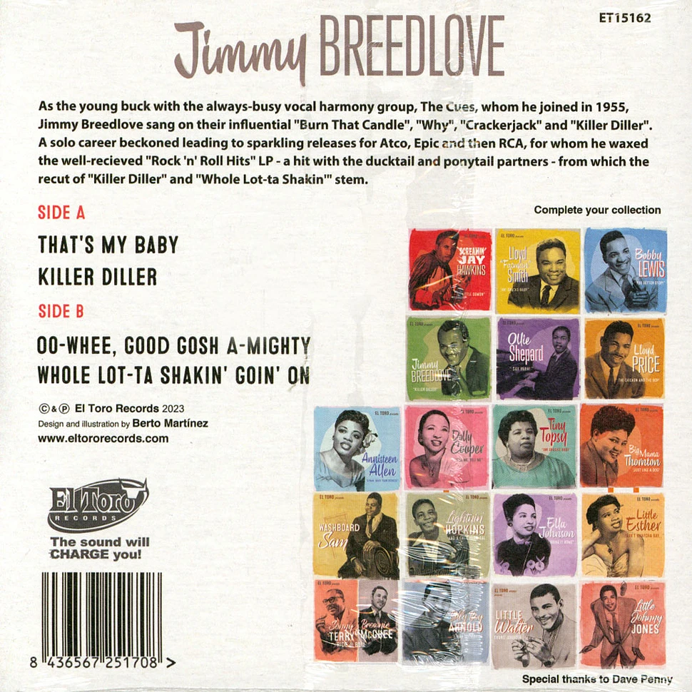Jimmy Breedlove - Killer Diller EP