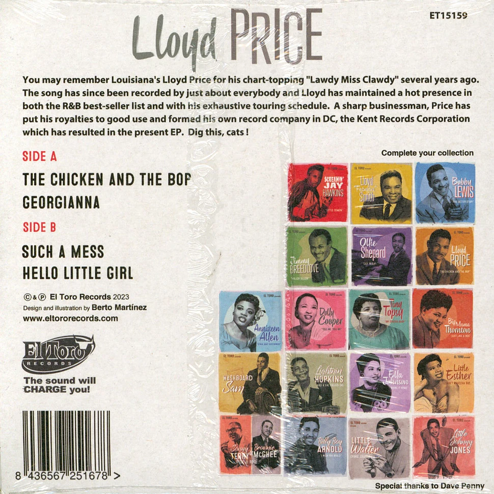 Lloyd Price - The Chicken And The Bop EP