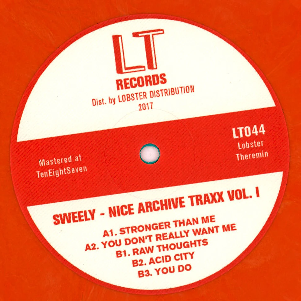 Sweely - Nice Archive Traxx Volume 1 Red & Gold Mixed Vinyl Edition