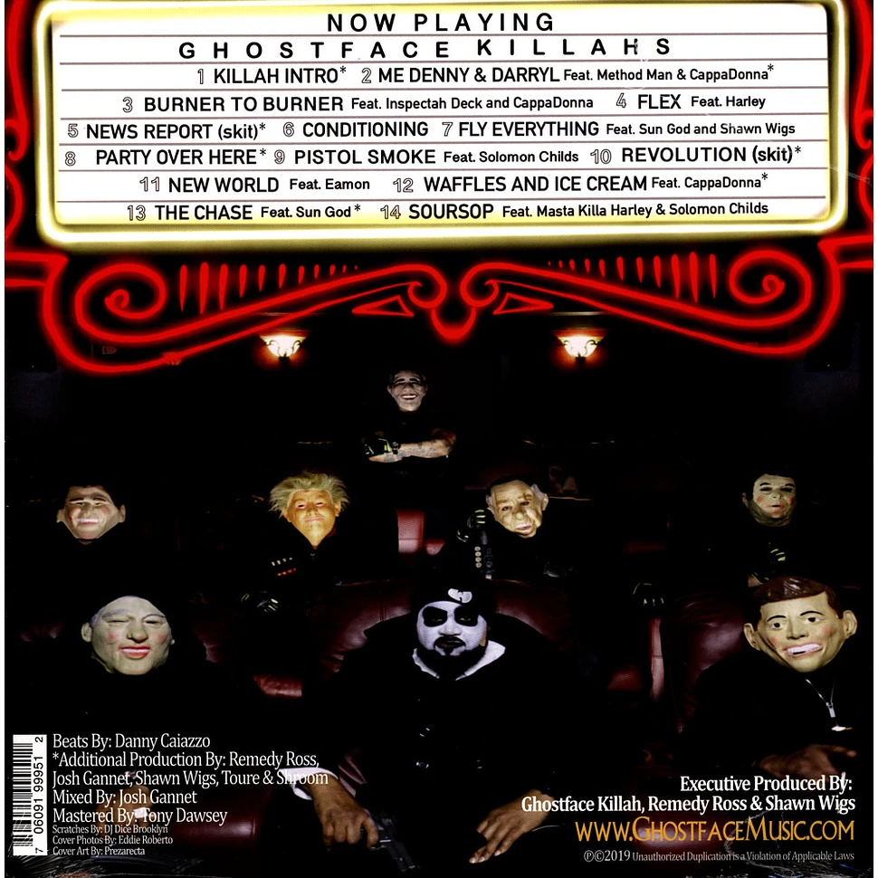 Ghostface Killah Ghostface Killahs Vinyl LP 2019 US Original