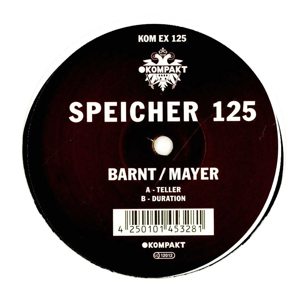 Barnt / Michael Mayer - Speicher 125