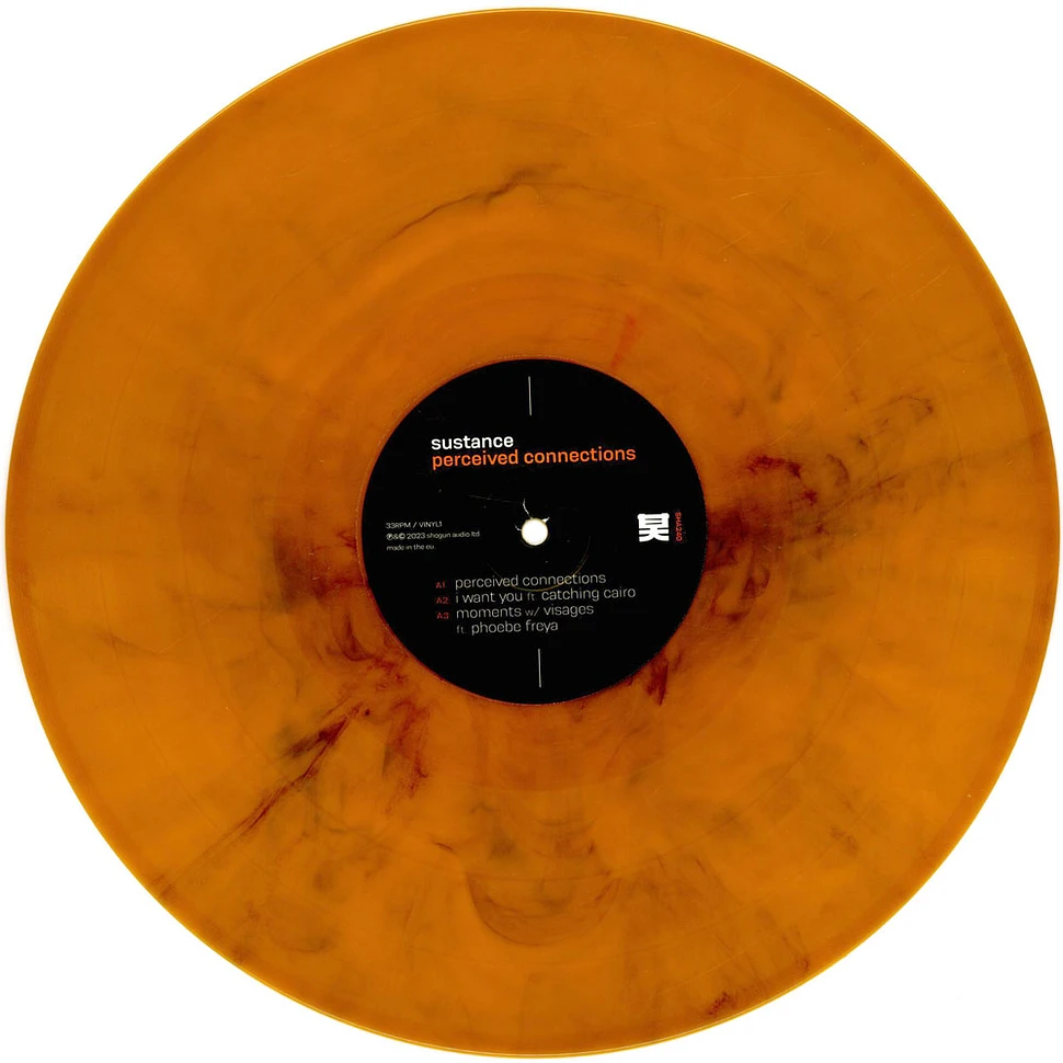 Sustance - Perceived Connections Orange And Black Marbled Vinyl Edition