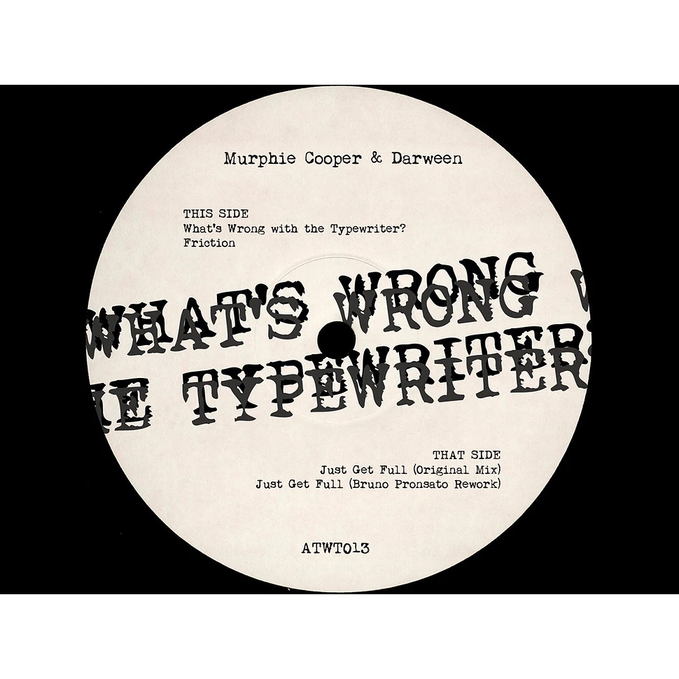 Darween, Murphie Cooper - What's Wrong With The Typewriter?
