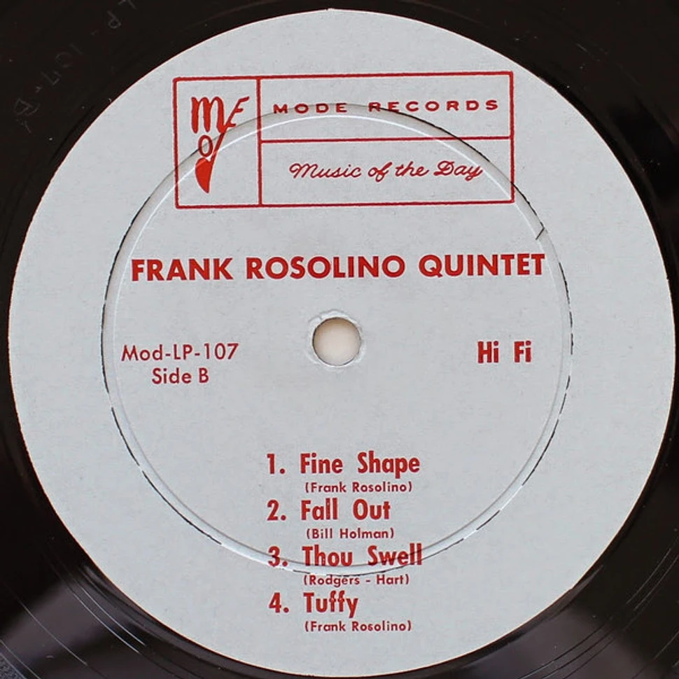 Frank Rosolino Quintet - Frank Rosolino Quintet