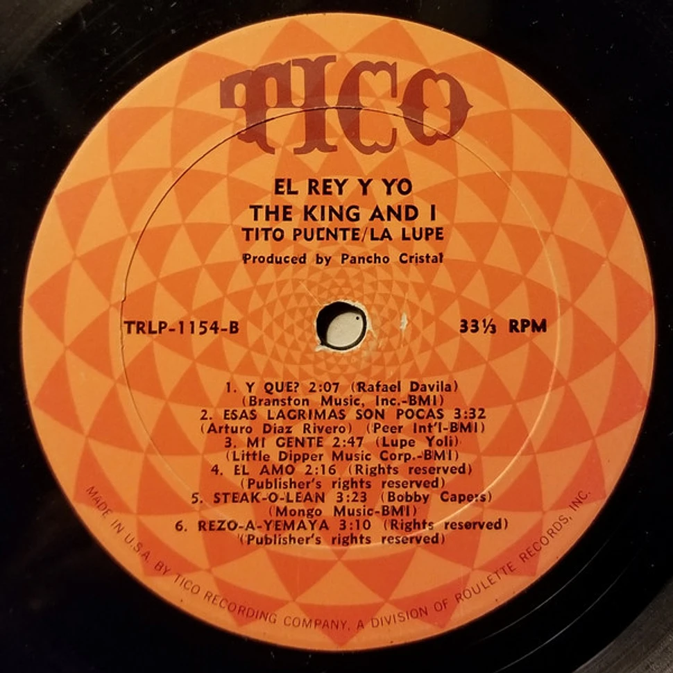 Tito Puente y La Lupe - The King And I / El Rey Y Yo