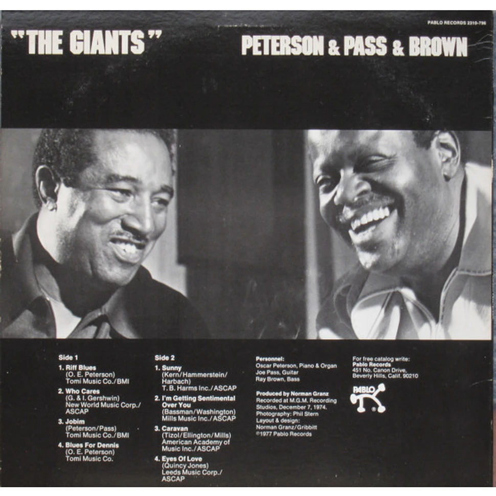 Oscar Peterson & Joe Pass & Ray Brown - The Giants