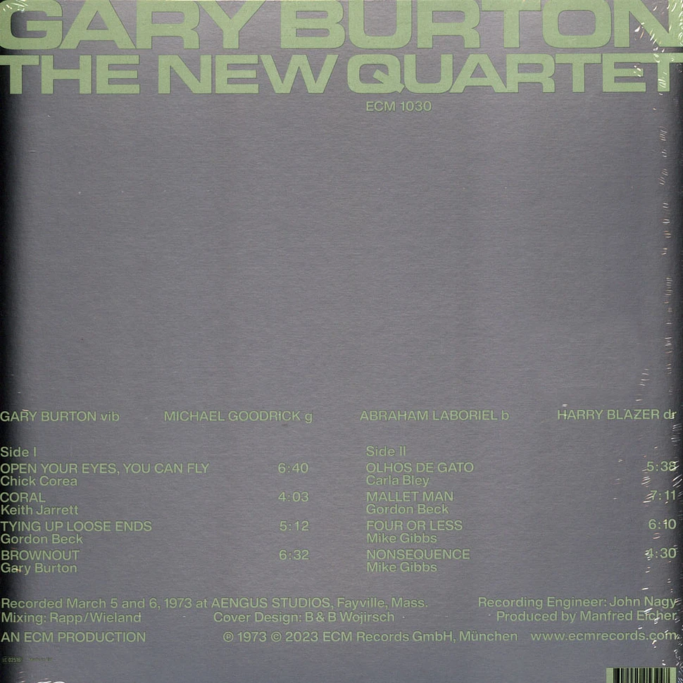 Gary Burton - The New Quartet ECM Luminessence Series