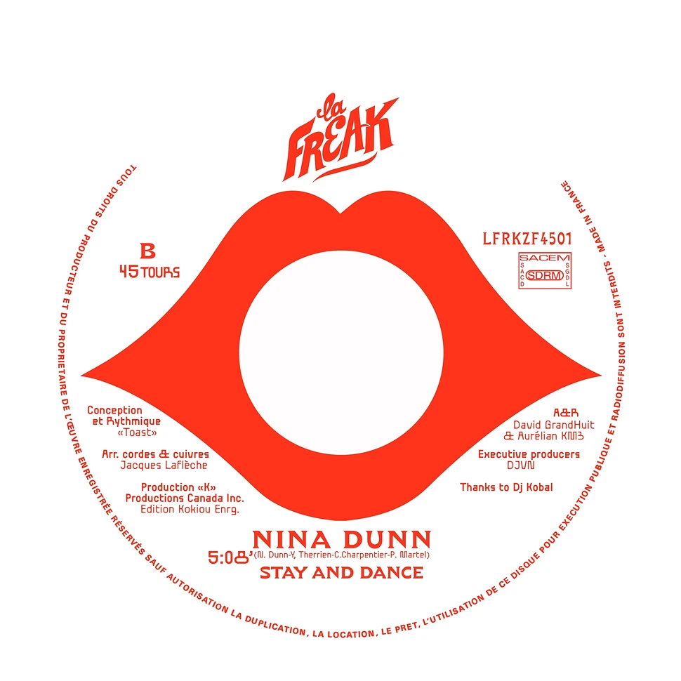 Nina Dunn - If You Want My Love / Stay And Dance