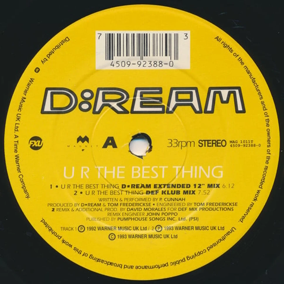 D:Ream - U R The Best Thing