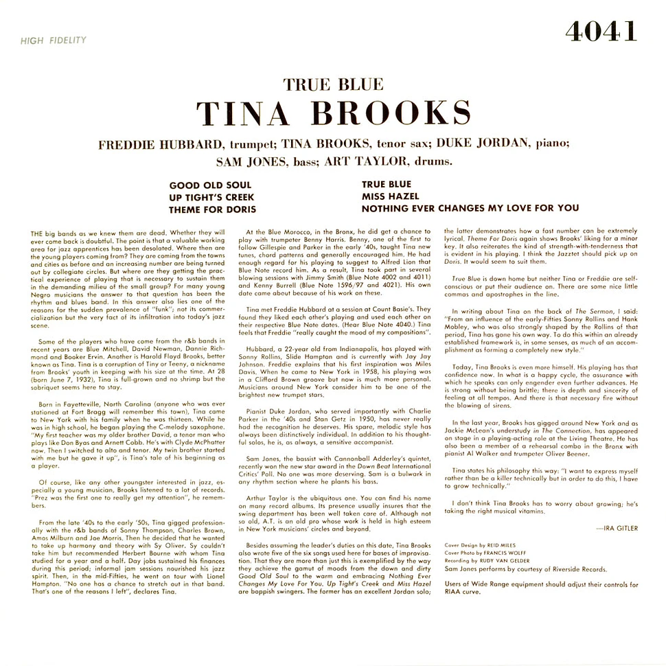 Tina Brooks - True Blue