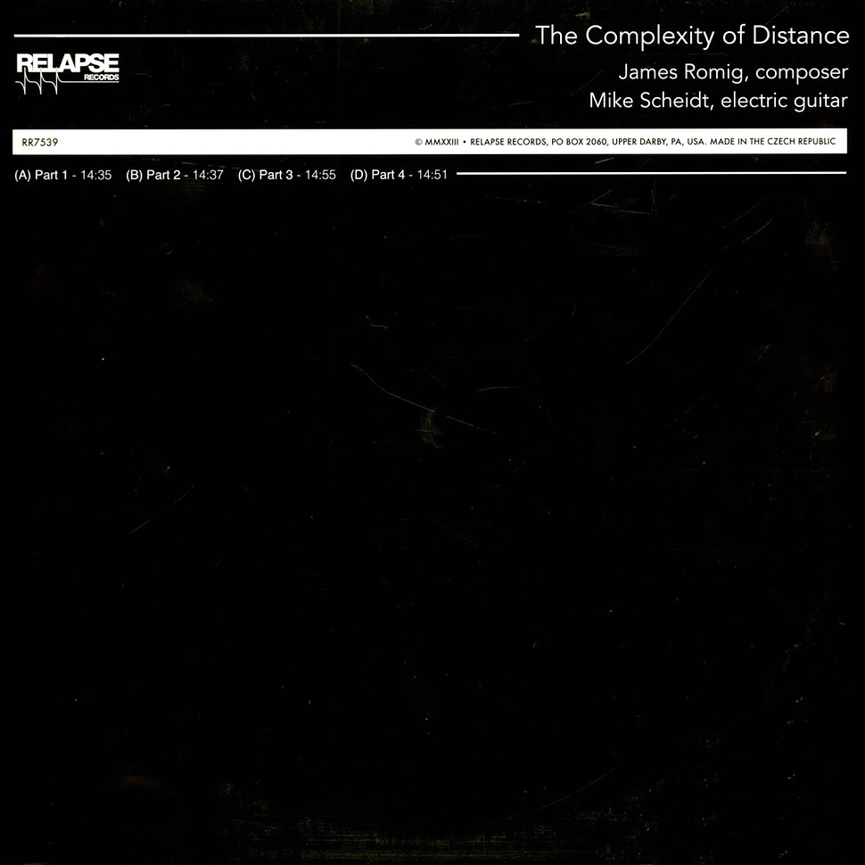 James And Mike Scheidt Romig - Complexity Of Distance