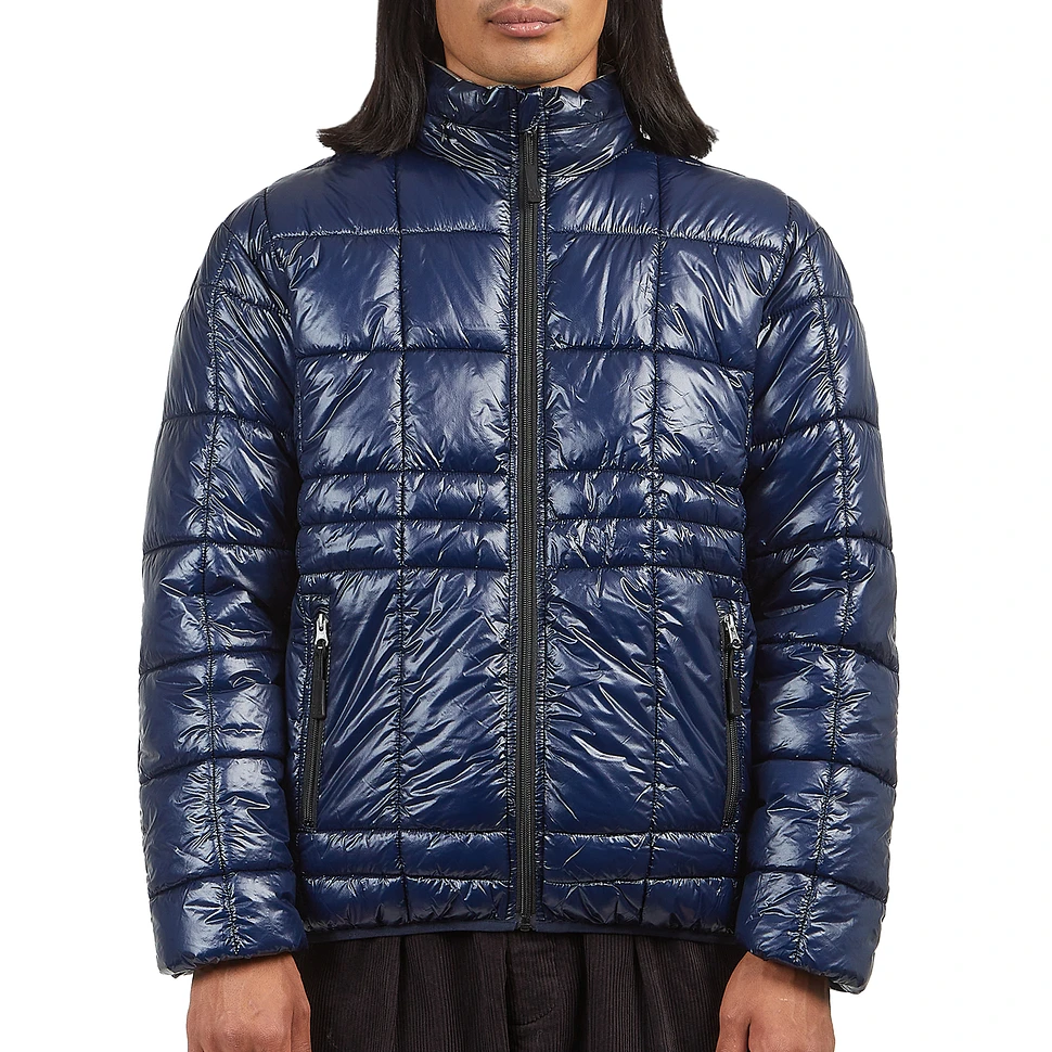Pop Trading Company - Quilted Reversible Puffer Jacket (Navy