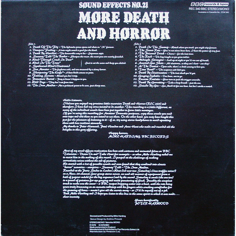 Mike Harding / Peter Harwood - More Death & Horror