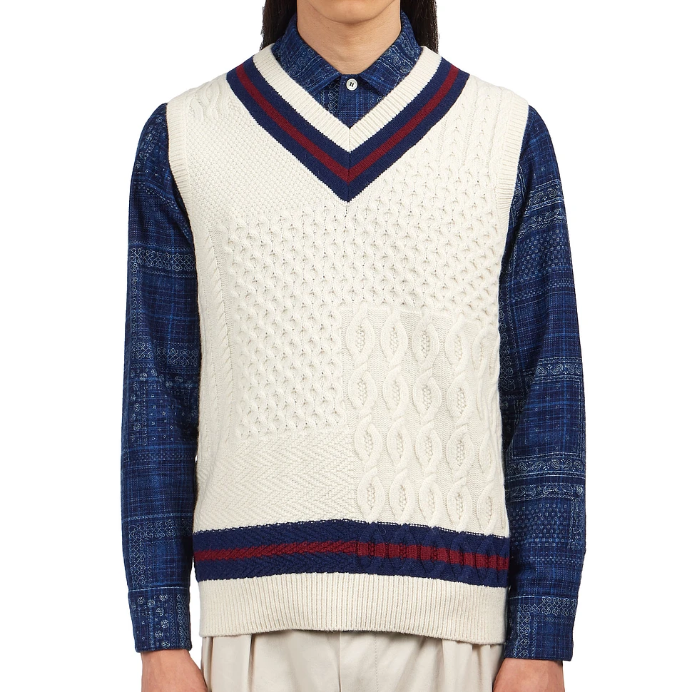 Beams Plus - Cricket Vest Patchwork Like