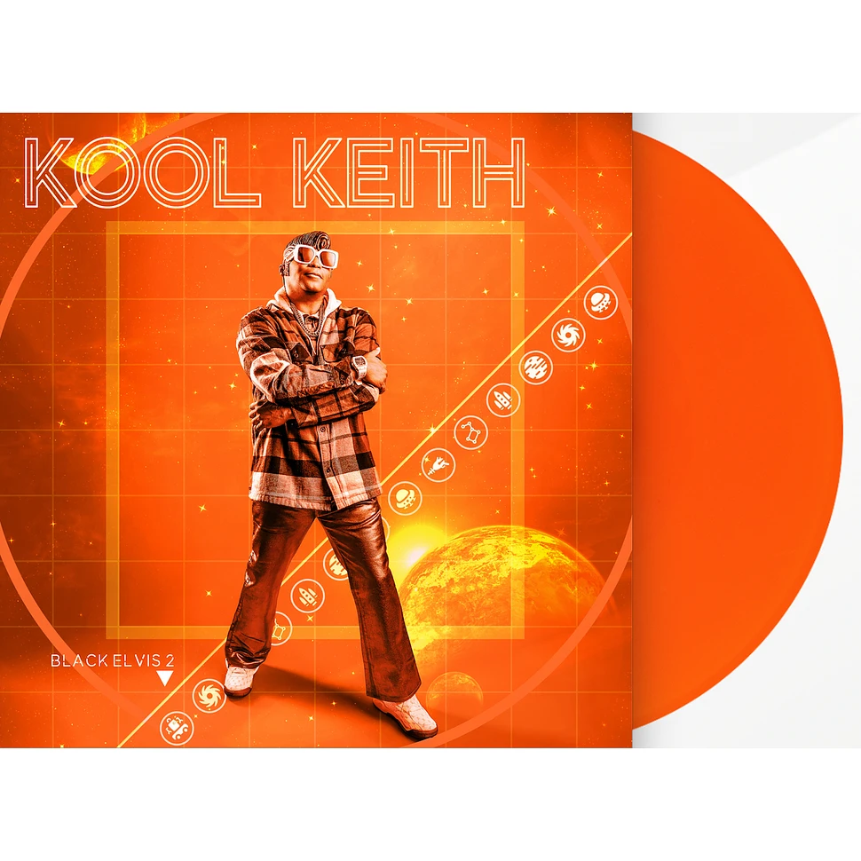 Kool Keith - Black Elvis 2 Indie Exclusive Electric Orange Vinyl Edition