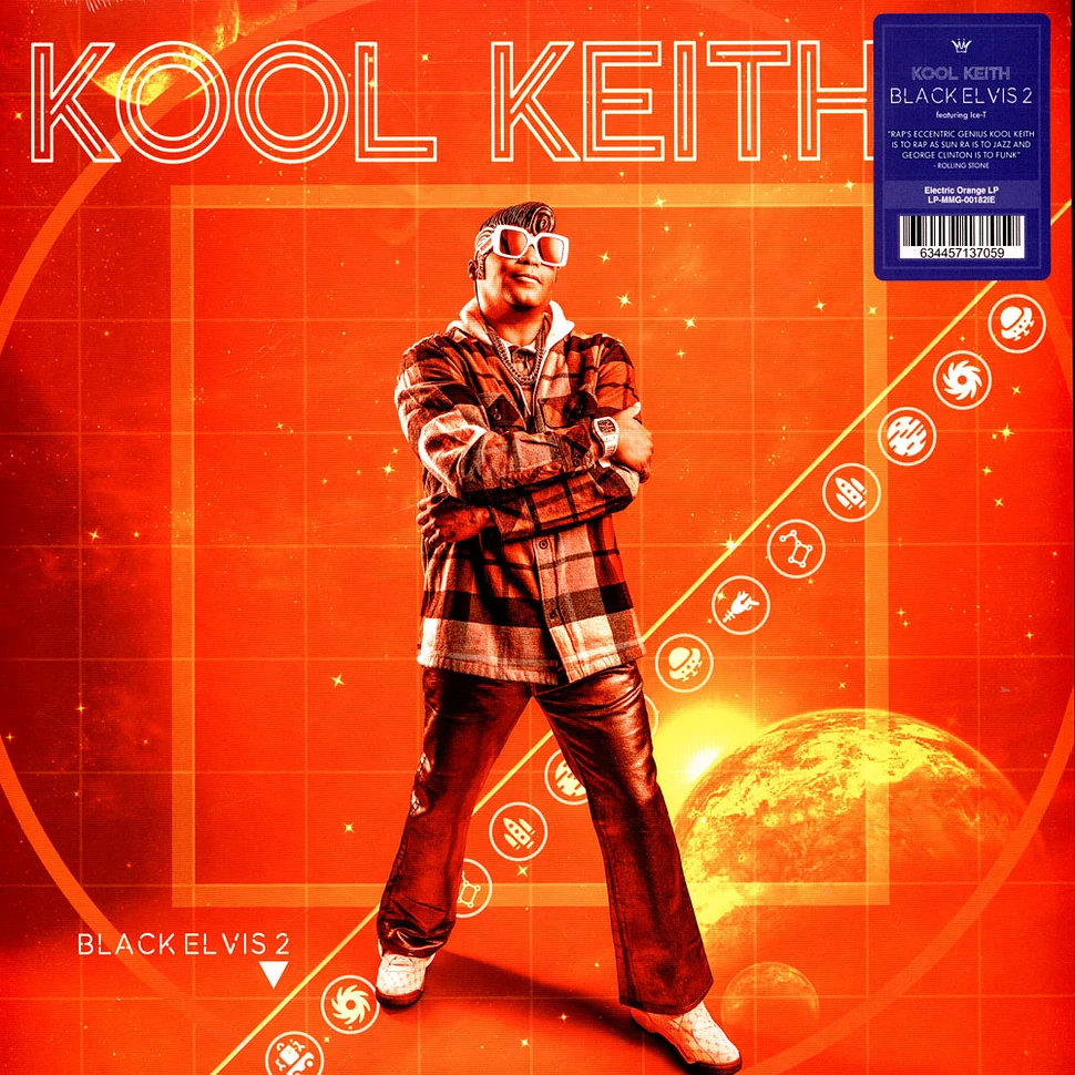 Kool Keith - Black Elvis 2 Indie Exclusive Electric Orange Vinyl Edition