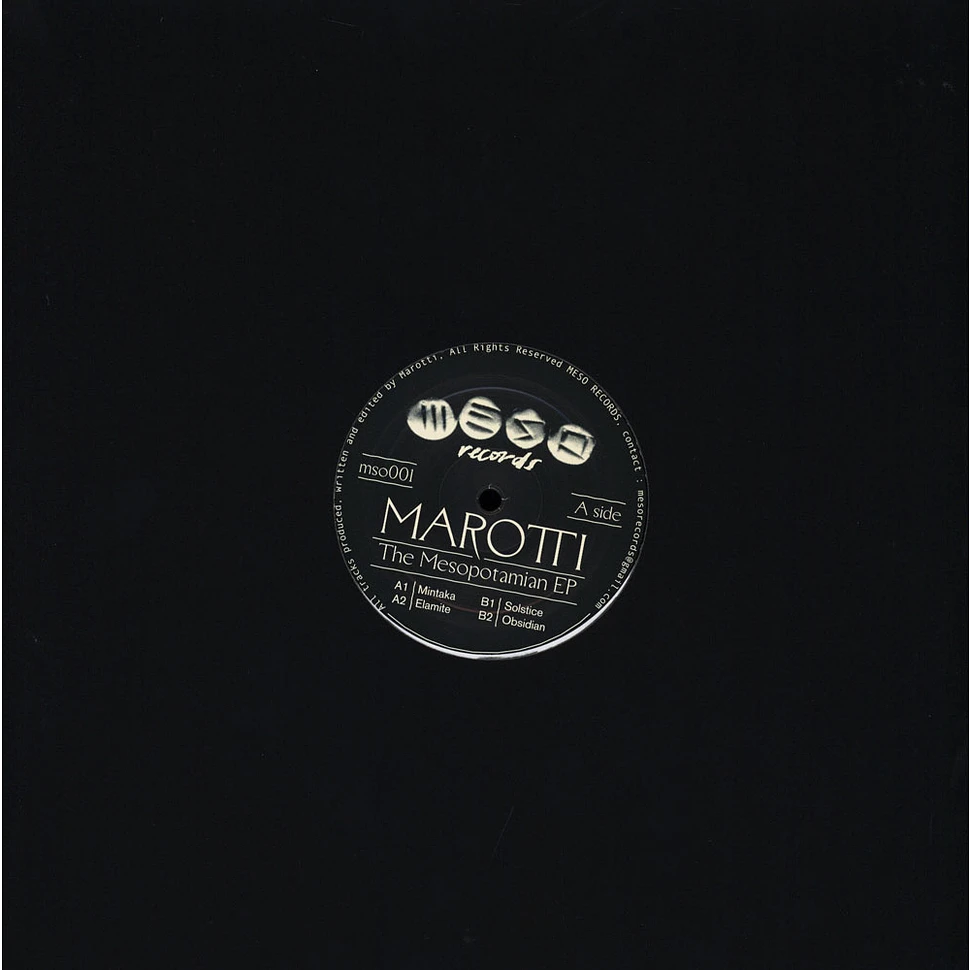 Marotti - The mesopotamian EP