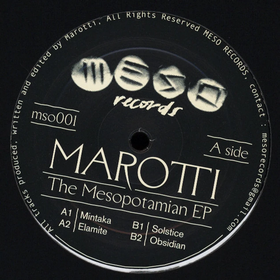 Marotti - The mesopotamian EP