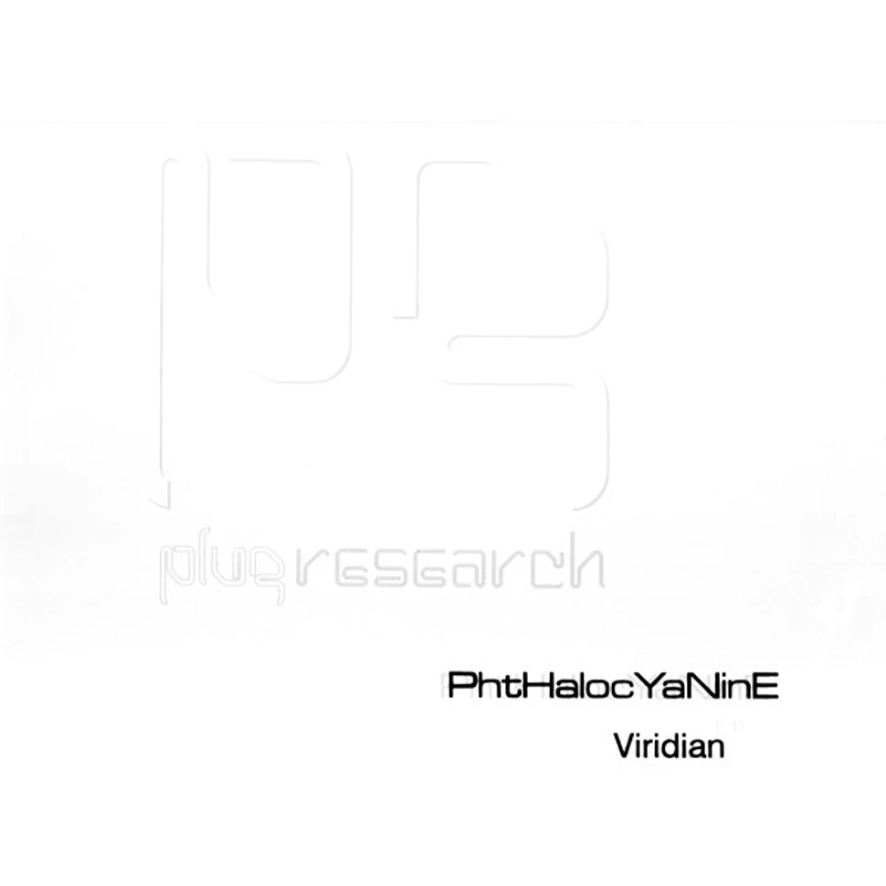 Phthalocyanine - Viridian EP