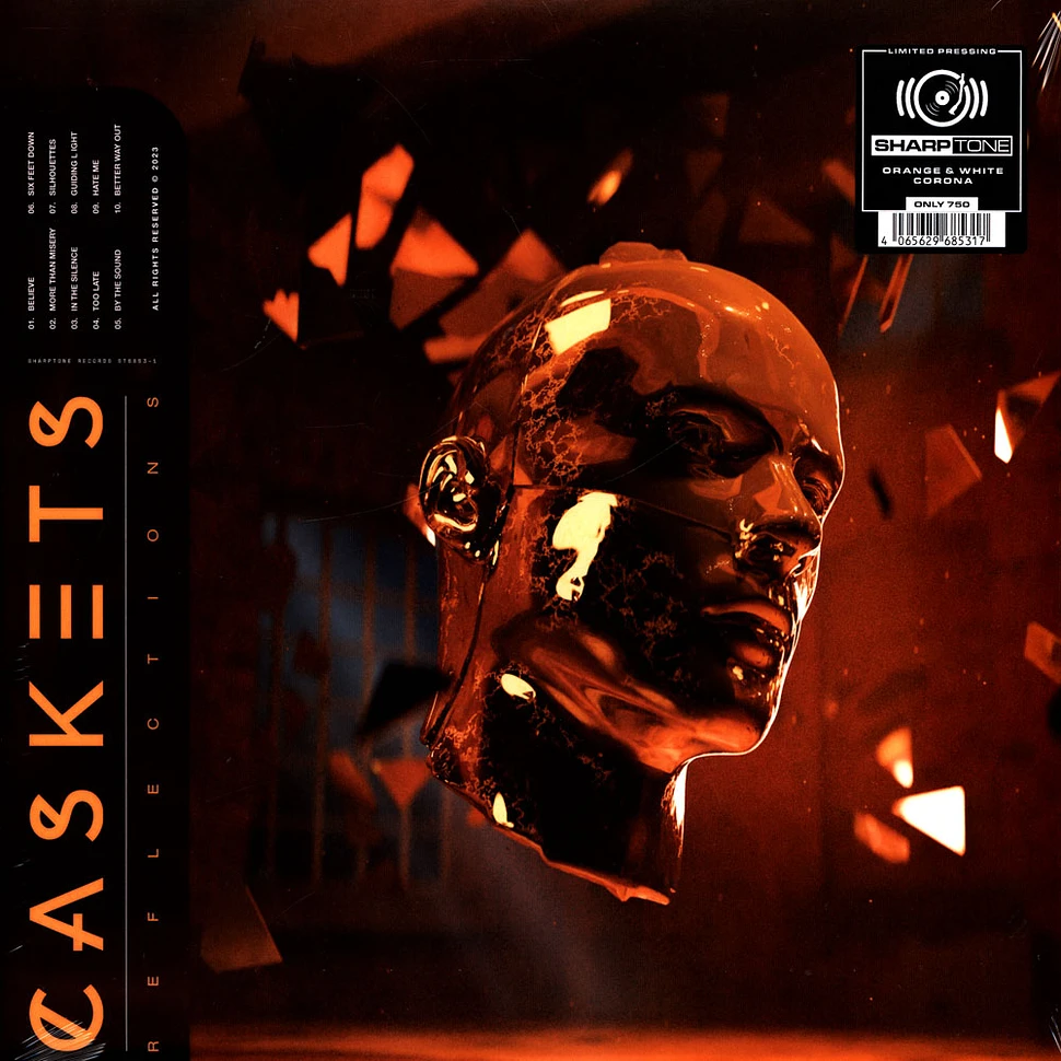 Caskets - Reflections Limited / Orange-White Corona Style Vinyl Edition