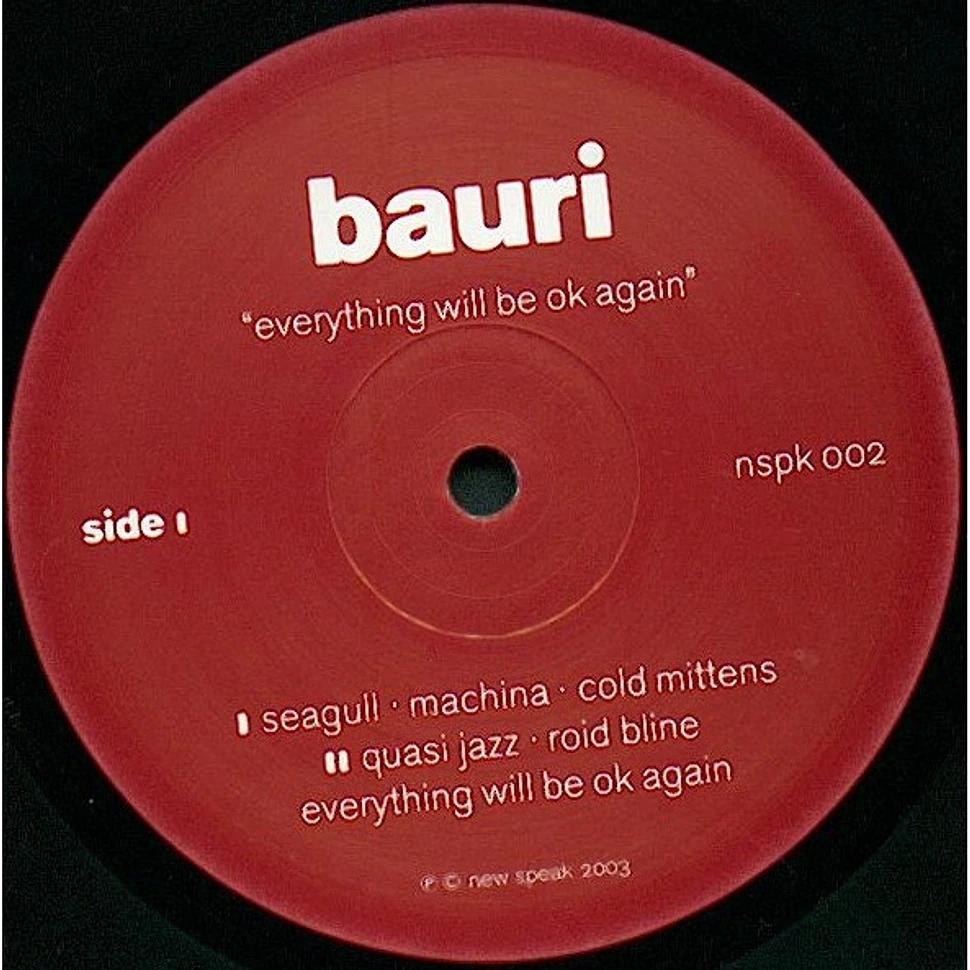 Bauri - Everything Will Be OK Again